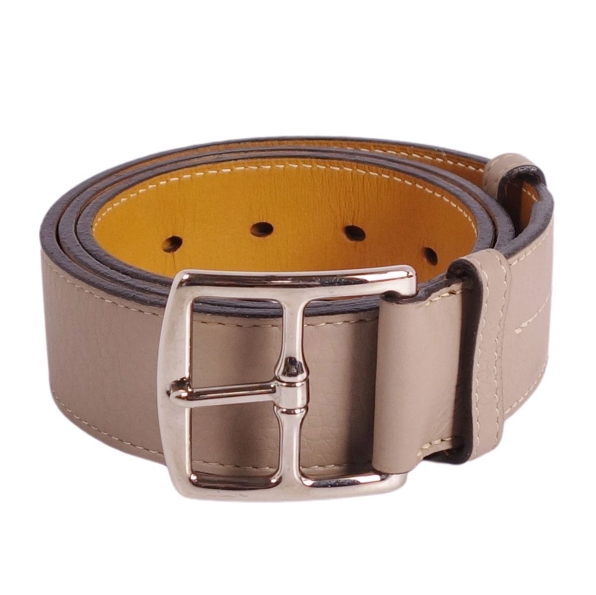 美品 エルメス HERMES ベルト エトリヴィエール レザーベルト 本革