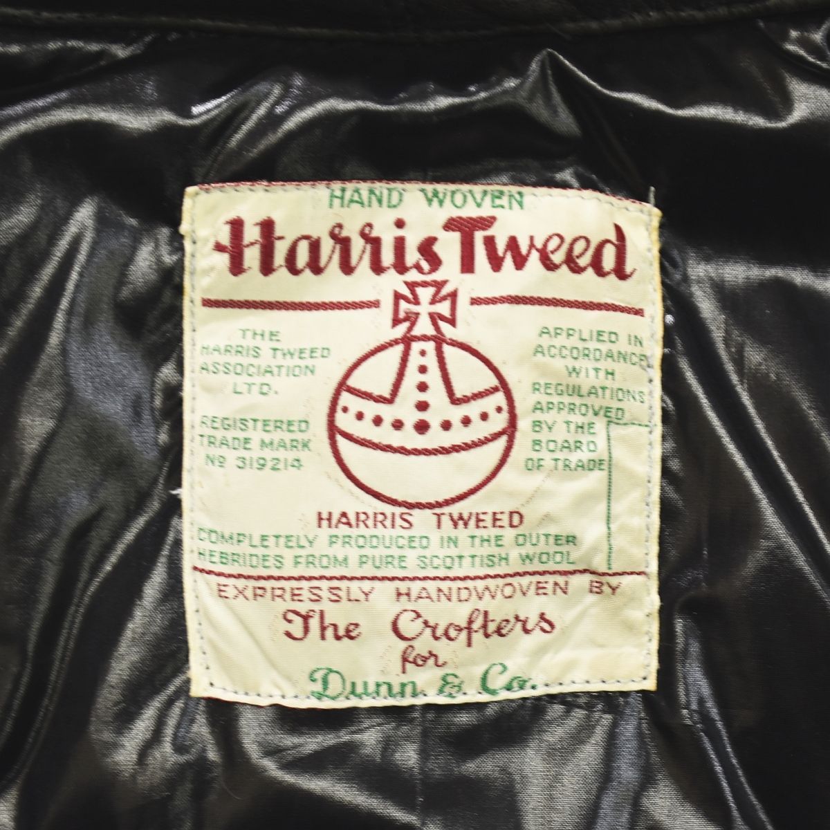 60s ハリスツイード　ダンアンドコー　ビンテージ 入手困難】 60sヴィンテージ ハリスツイード Harris Tweed x