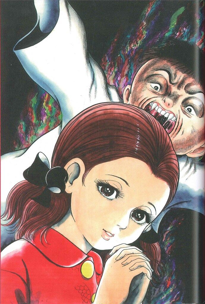  玄光社 楳図かずお 楳図かずお美少女 イラスト集 漫画