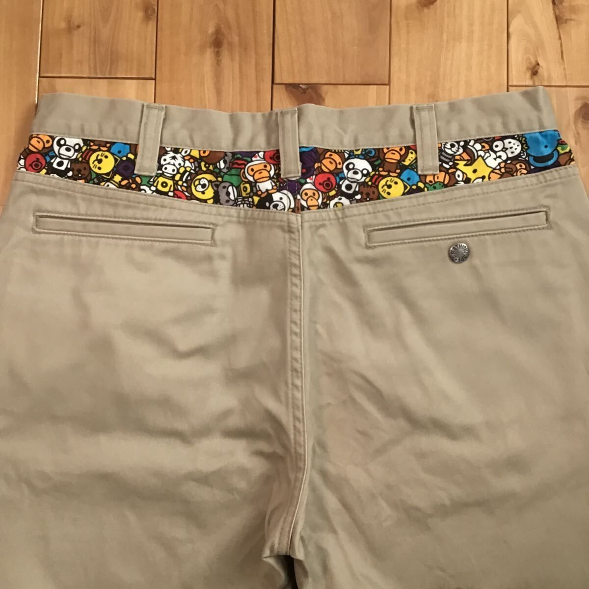 Milo Face Animal Safari パンツ Mサイズ a bathing ape BAPE