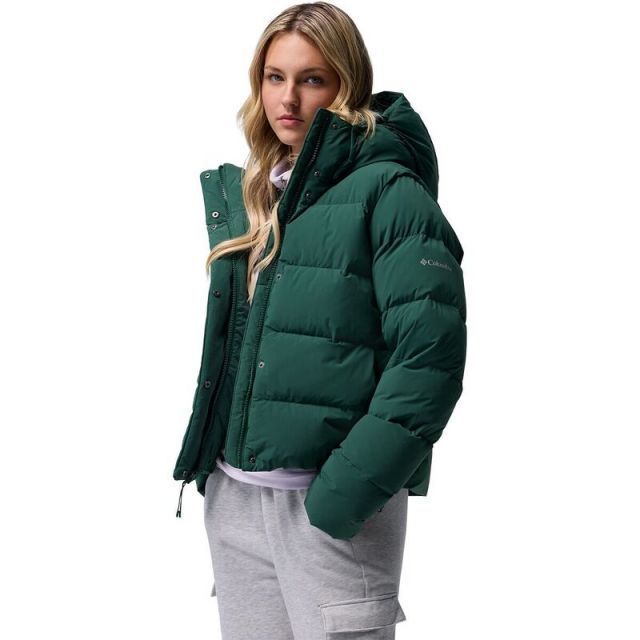 送料無料 コロンビア レディース ジャケット ブルゾン アウター Amaze Puff Hooded Jacket - Women s Rain Forest