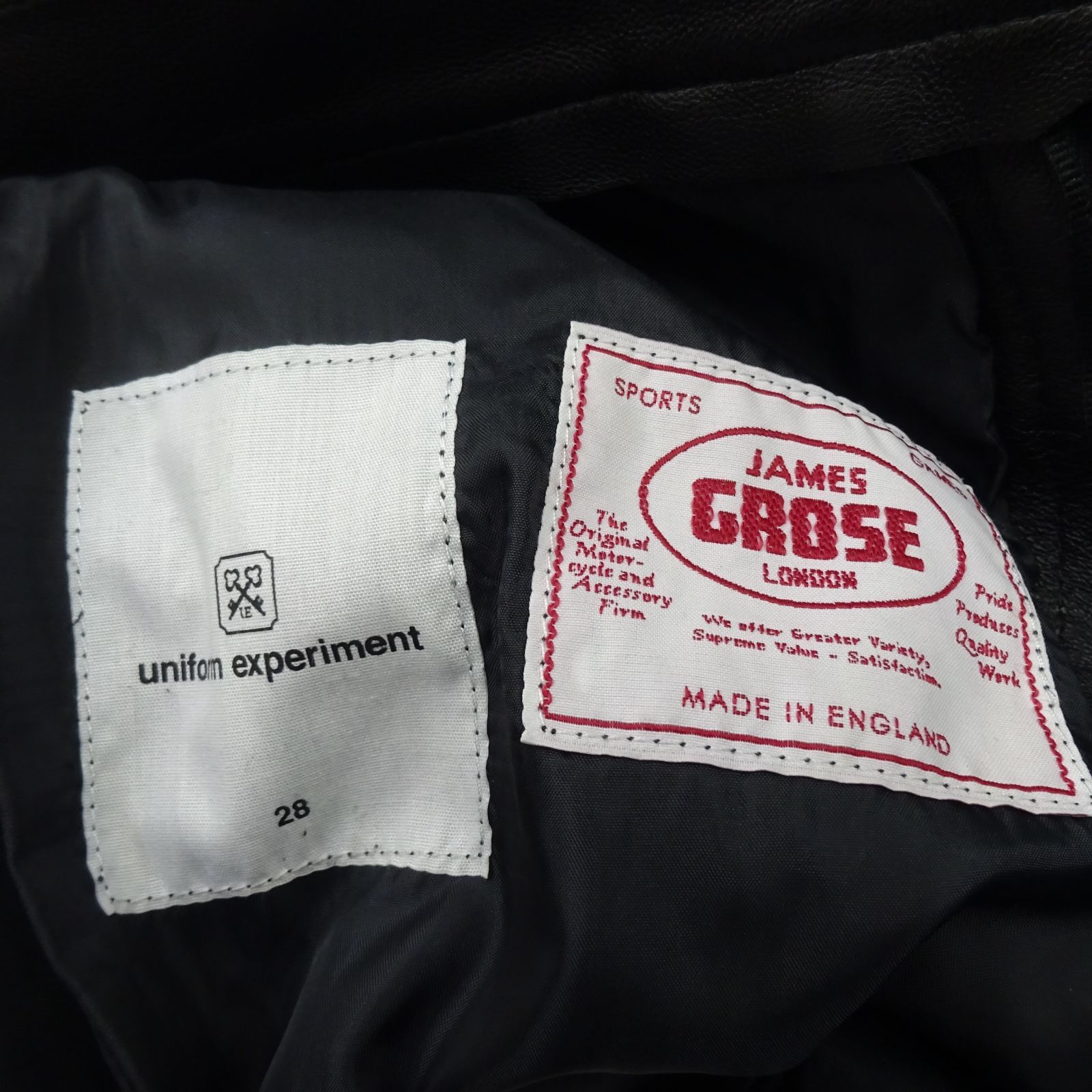 uniform experiment james grose ダブルライダース JAMES 【公式通販】