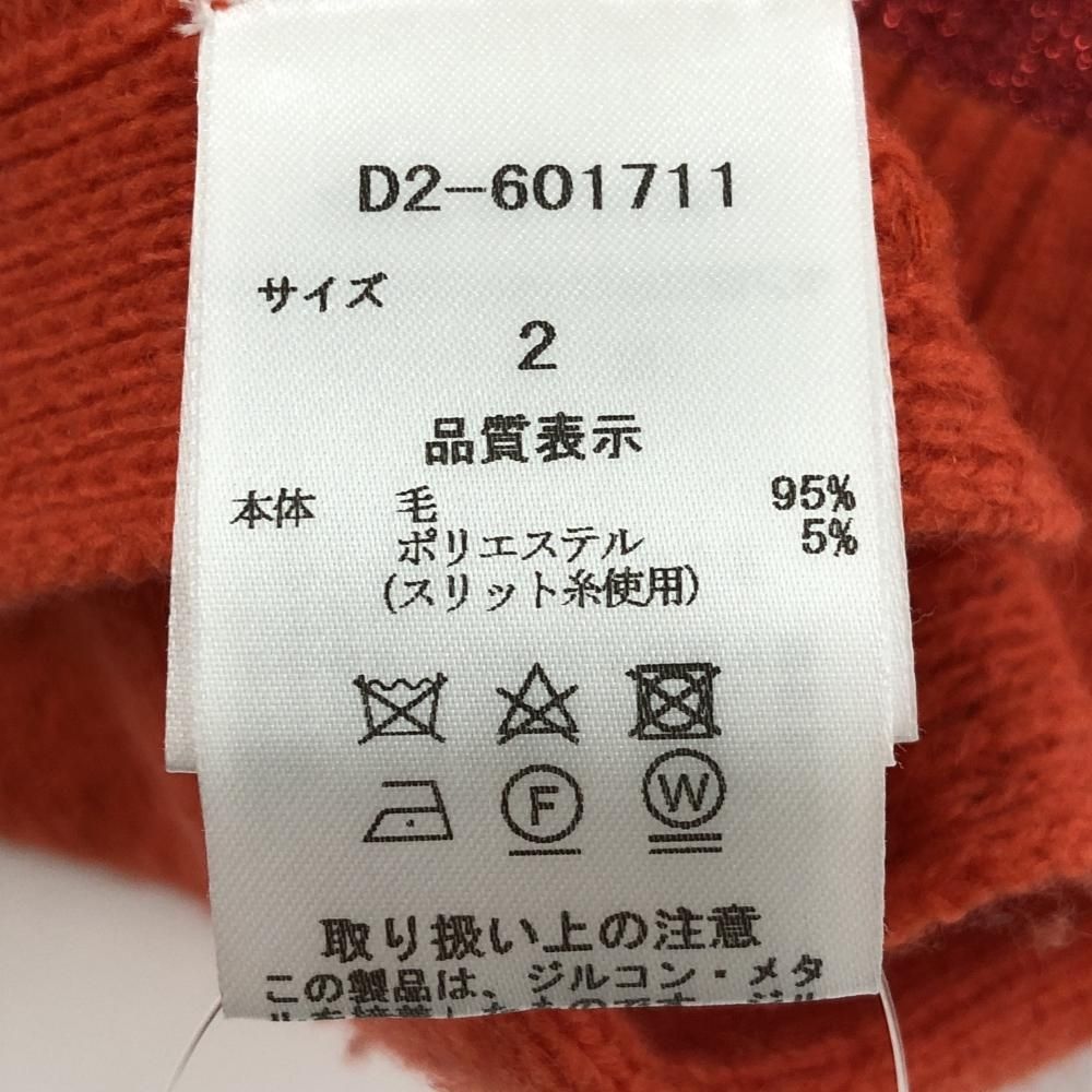 Dance With Dragon ゴルフウェア ベスト オレンジ サイズ2 DANCE WITH DRAGON(ダンスウィズドラゴン) ベスト｜中古ゴルフウェア