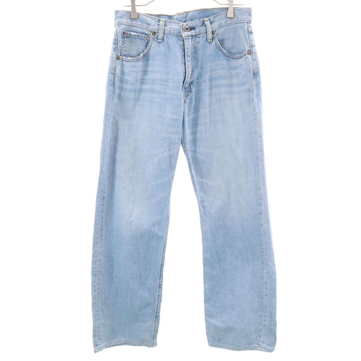 Levi's リーバイス ストレートデニムパンツ w31 ブルー系 メンズ 古着