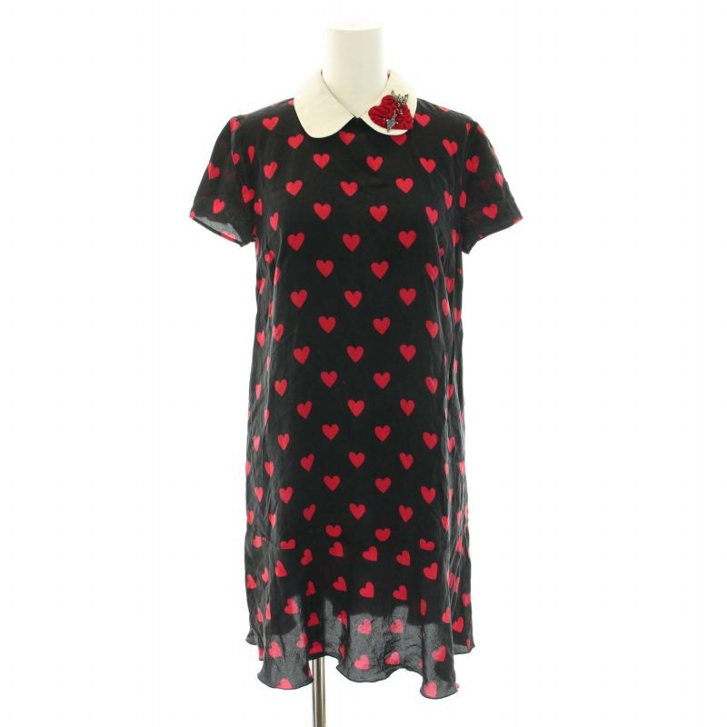 レッド ヴァレンティノ RED VALENTINO シルクドレス ワンピース ミニ