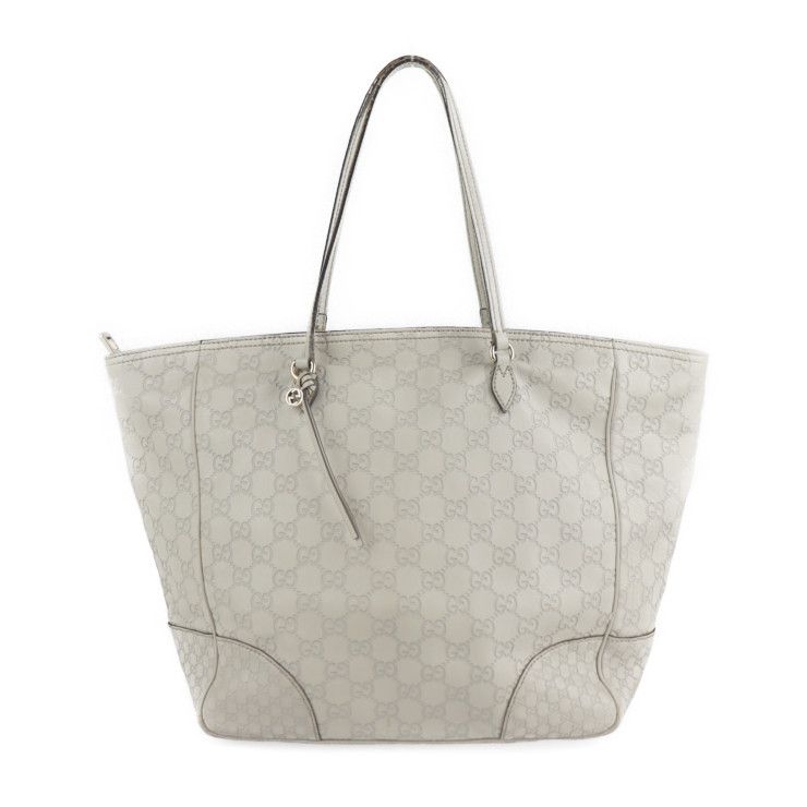 GUCCI アイボリー レザー ハンドバッグ 保存袋付き GUCCI - 本物 グッチ GUCCI ラブリー ミニボストンバッグ