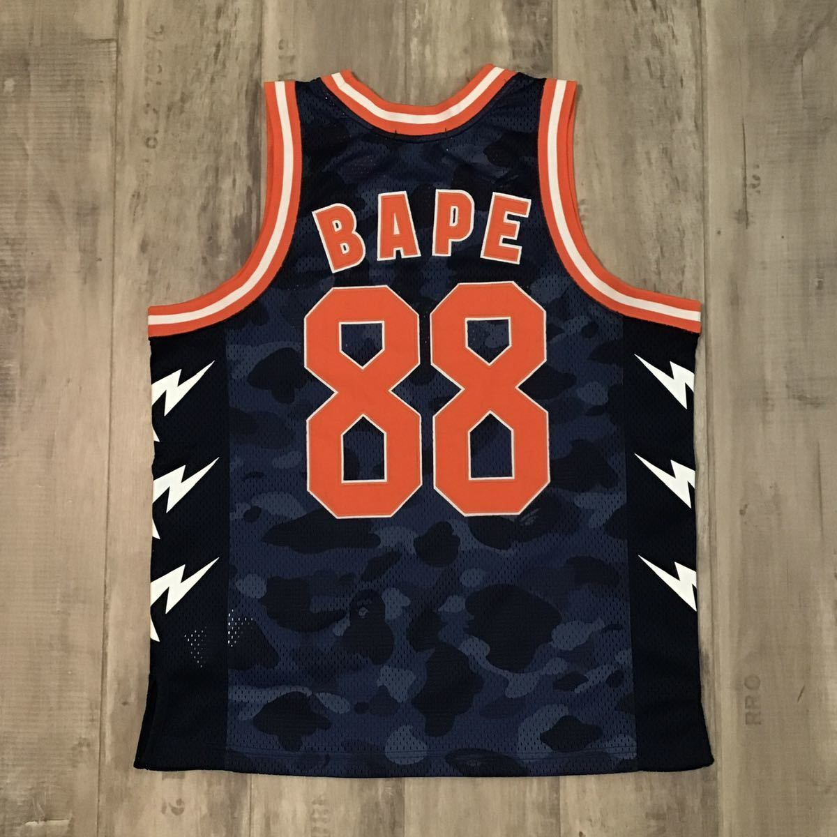 Blue camo BASKETBALL TANK TOP Mサイズ a bathing ape BAPE STAR エイプ ベイプ バスケットボール  タンクトップ BAPE STA 迷彩 - メルカリ