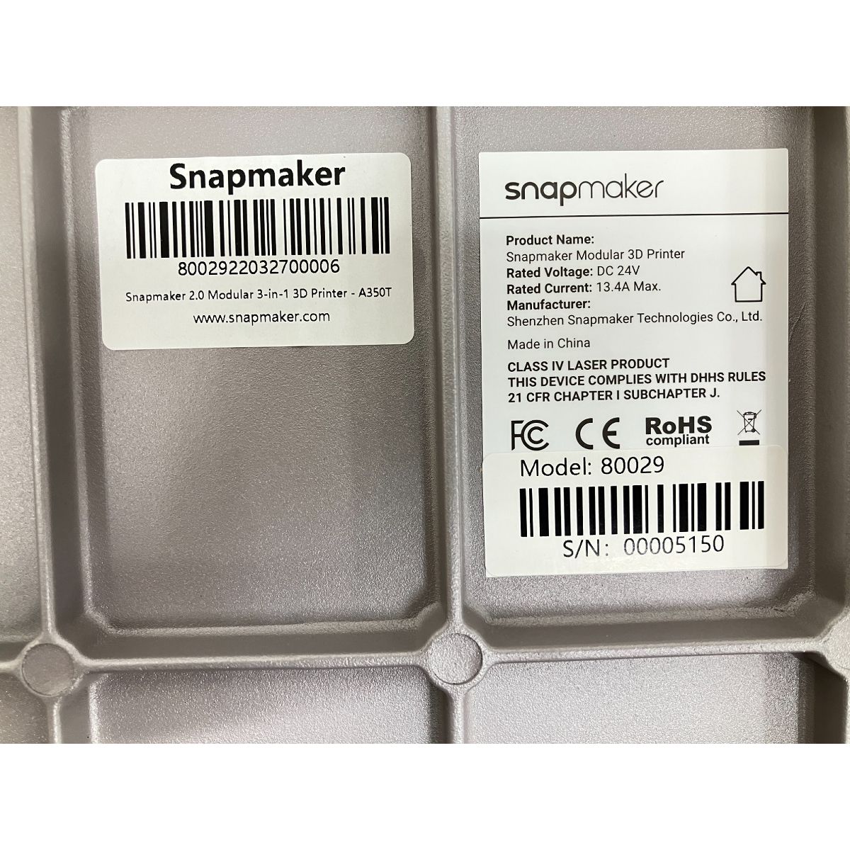 スナップメーカー 3Dプリンター