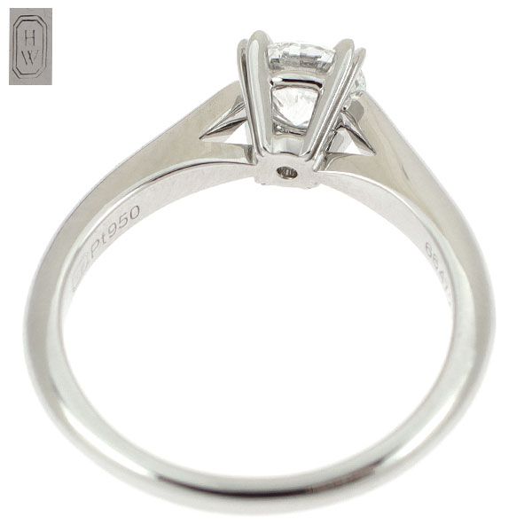 ハリーウィンストン Pt950 ダイヤモンド リング 0.52ct E VVS2