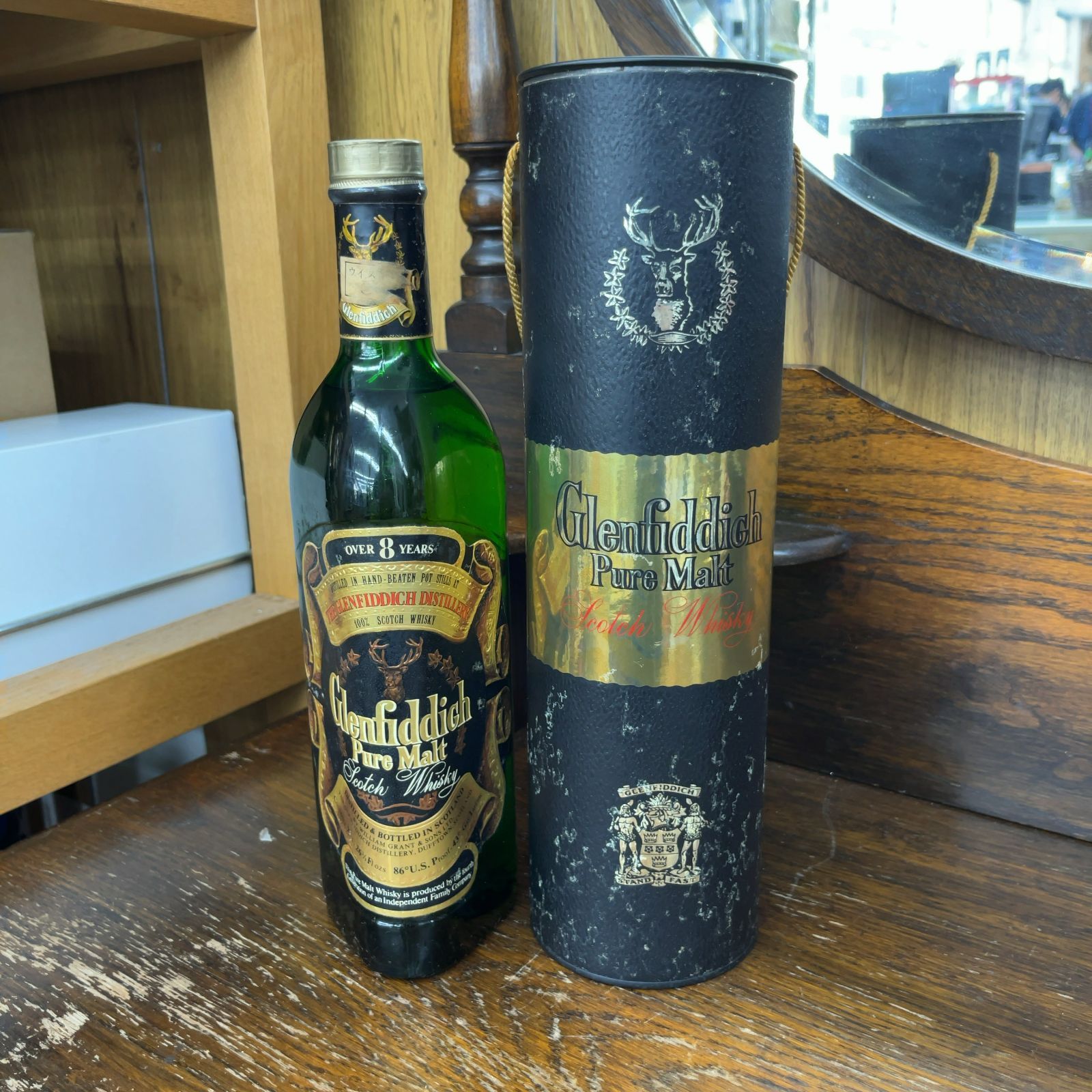 未開栓 Glenfiddich グレンフィディック 8年 ピュアモルト 未開栓 Glenfiddich グレンフィディック 8年 ピュアモルト 未開