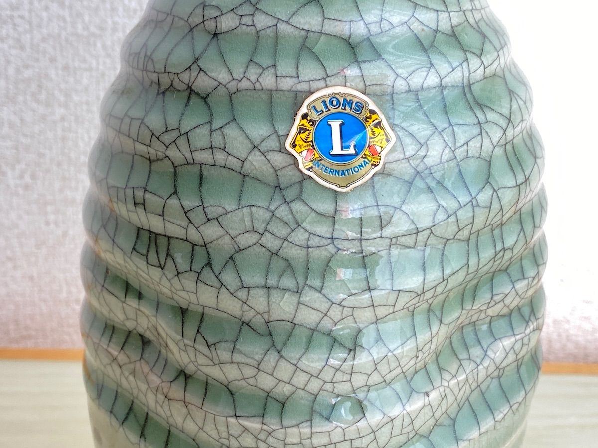 特大 徳利 李朝、雲竜図 特大徳利。