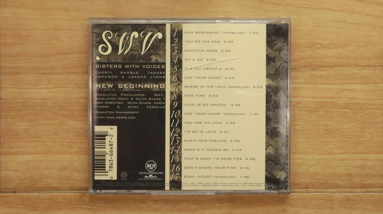 中古CD☆エスダブリューヴィー/SWV□ New Beginning