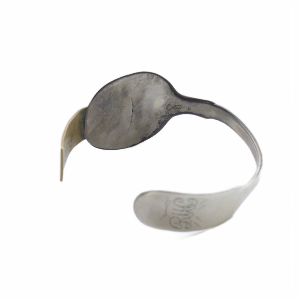 アトリエダンタン Atelier d'antan スプーン バングル シルバー色