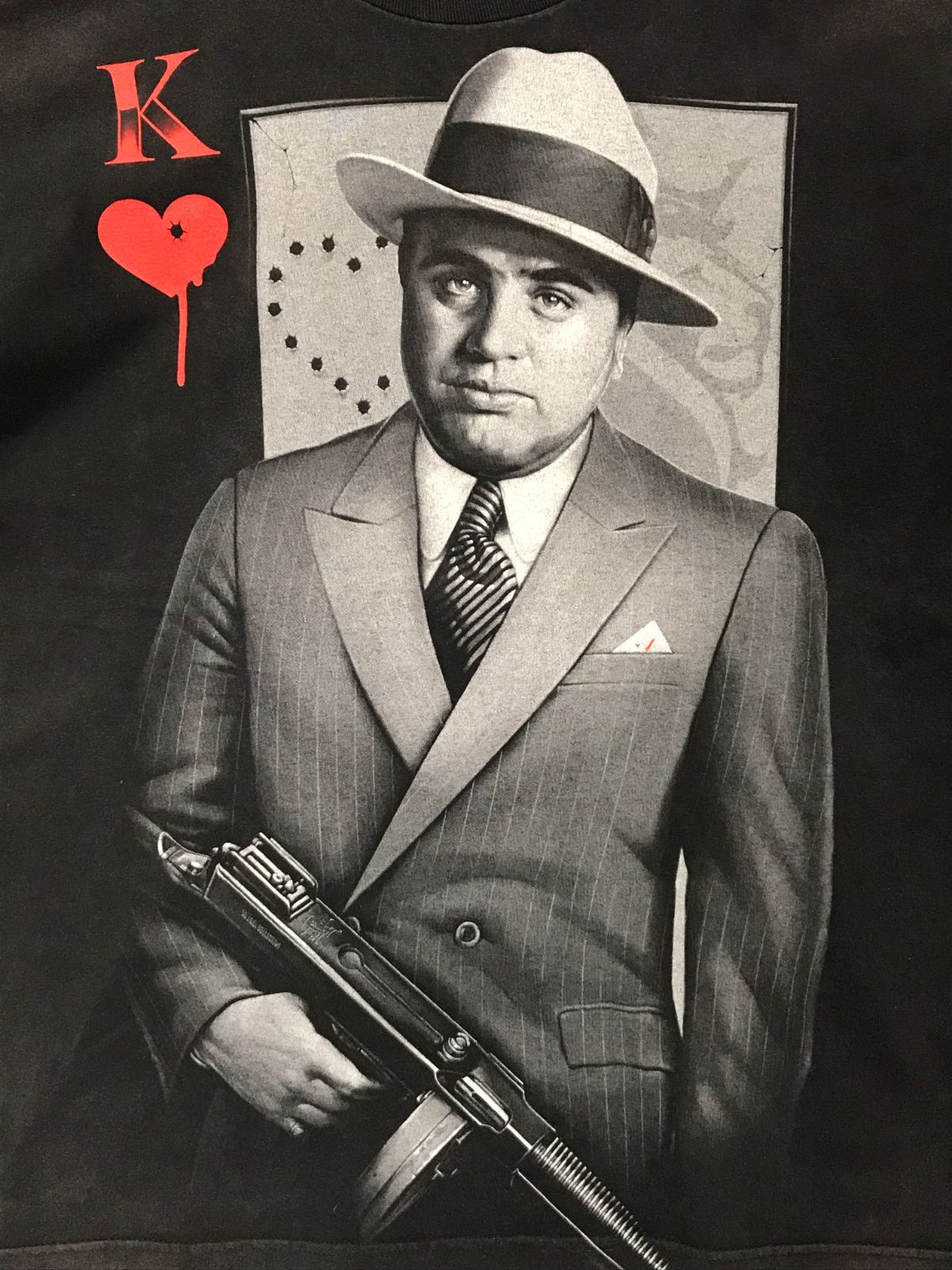 アルカポネ映画 プリントTシャツ 黒 メンズX - メルカリ