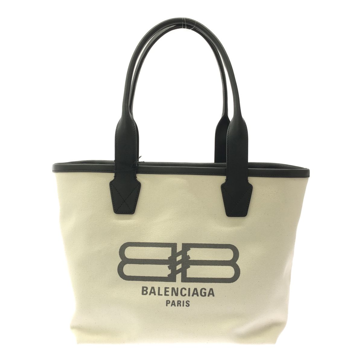 BALENCIAGA バレンシアガ トートバッグ ジャンボ ロゴ S ホワイト