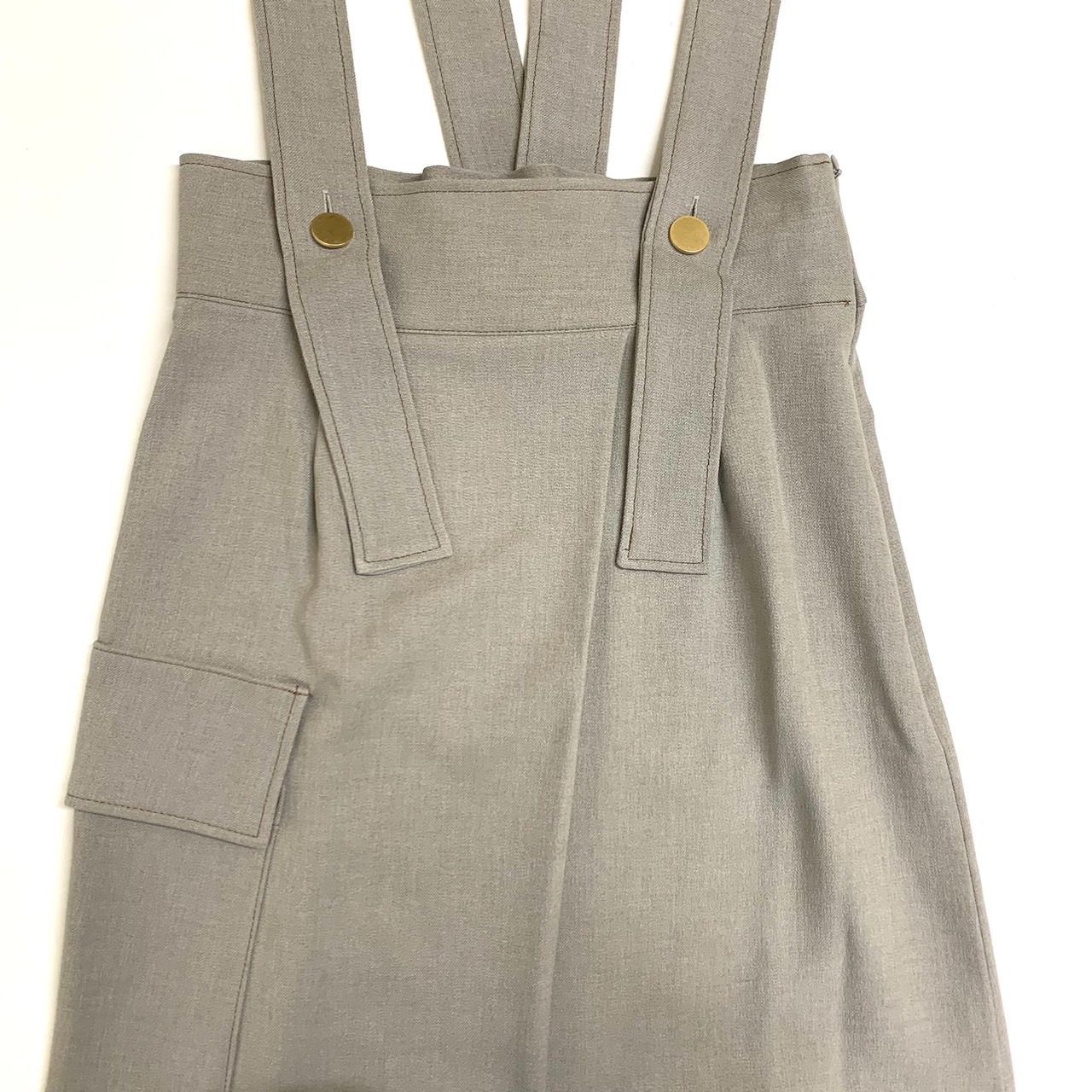 【新品】FENNEL サロペットスカート ロング 定価1,9万 スコットクラブ 新品】FENNEL サロペットスカート ロング 定価1,9万 スコット