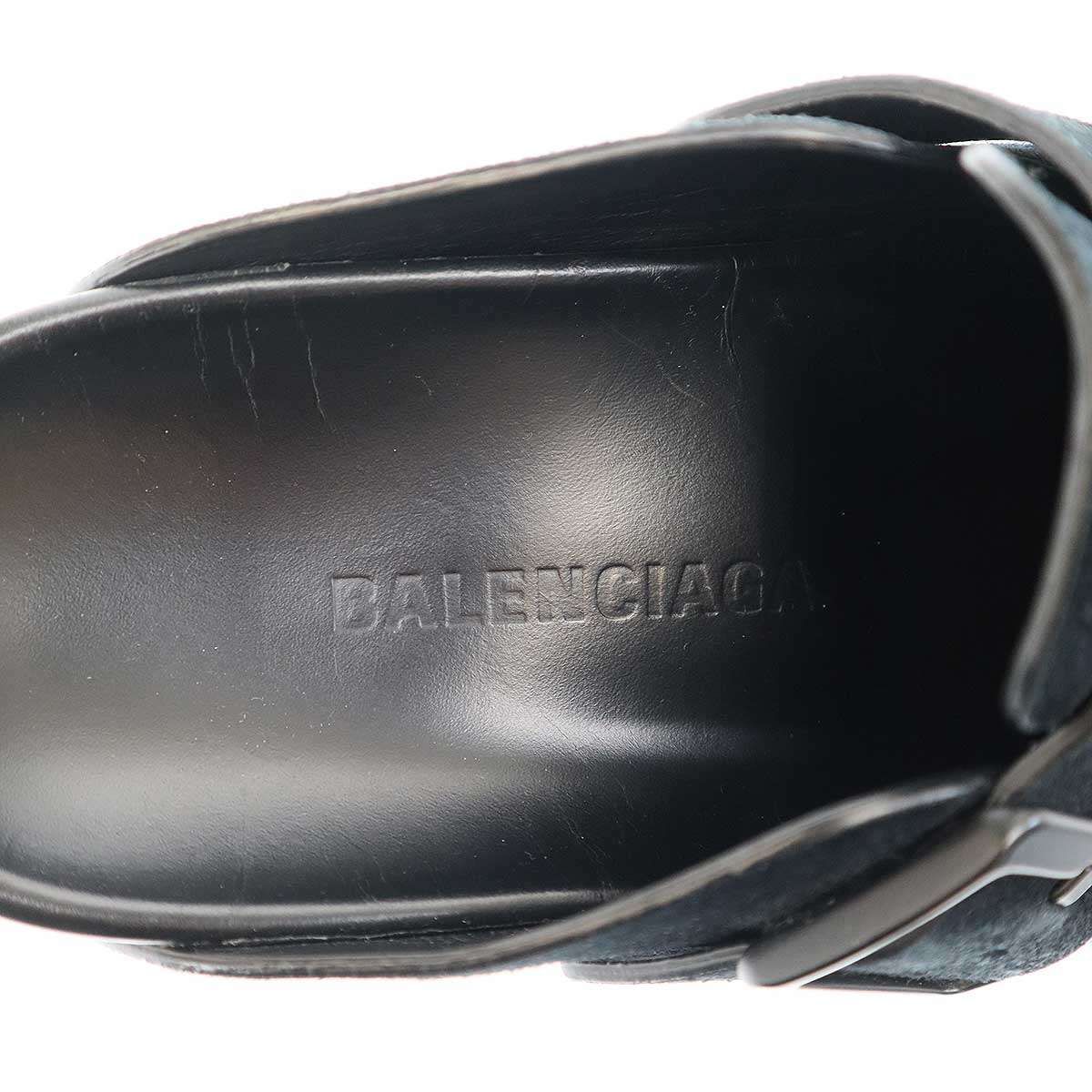 BALENCIAGA バレンシアガ Sunday Suede Mules スエードミュール 