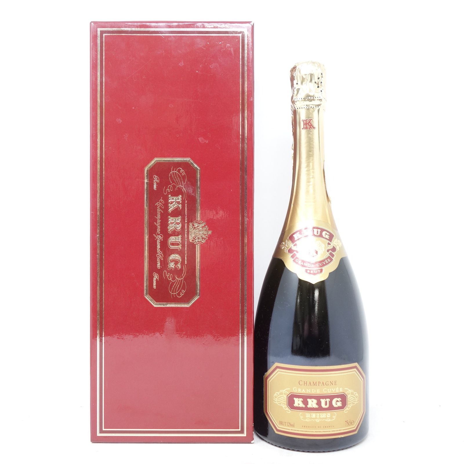 KRUG シャンパン 750ml 12% vol 赤色箱付き KRUG シャンパン 750ml 12% vol 赤色箱付き