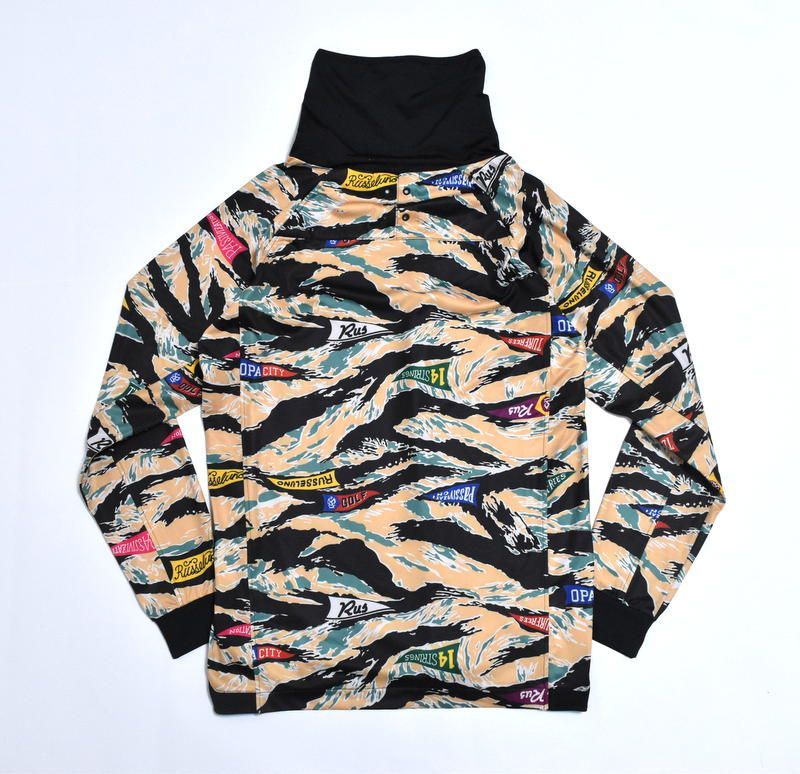 新品 ラッセルノ ゴルフ STITCH MASK HIGHNECK LS 6(XL) RS