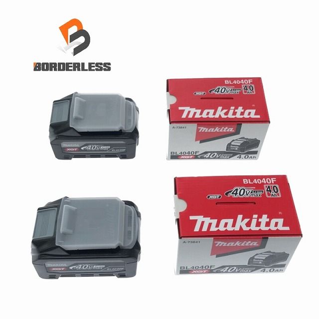 2個セット makita マキタ 40Vmax 4.0Ah 純正 リチウムイオンバッテリー BL4040F 高出力タイプ リチュウムイオン電池 107766