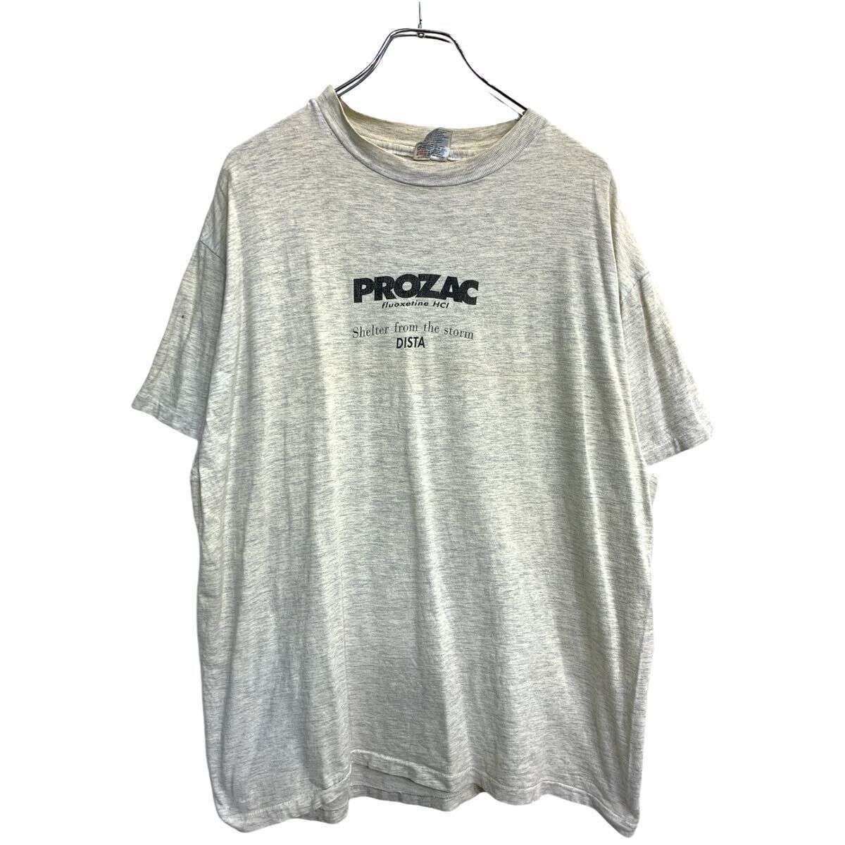 Hanes 半袖 プリント Tシャツ XLサイズ ヘインズ シングルステッチ グレー 古着卸 アメリカ仕入 t2409-3278