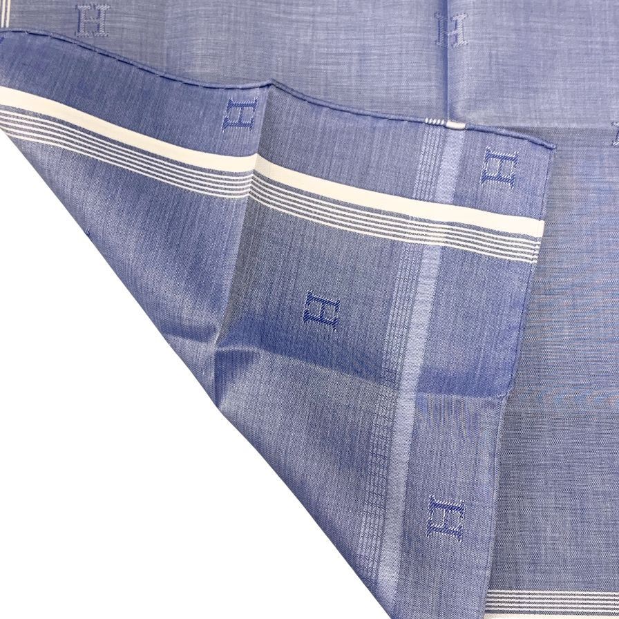 ❤未使用品❤コットンハンカチ HERMES SELLIER ブルー エルメス 楽天市場】【10%OFF】 エルメス ハンカチ ジャカード H コットン