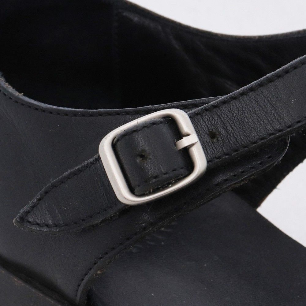 SUNSEA Cut-off Normandie Mule サイズ3 ブラック - メルカリ
