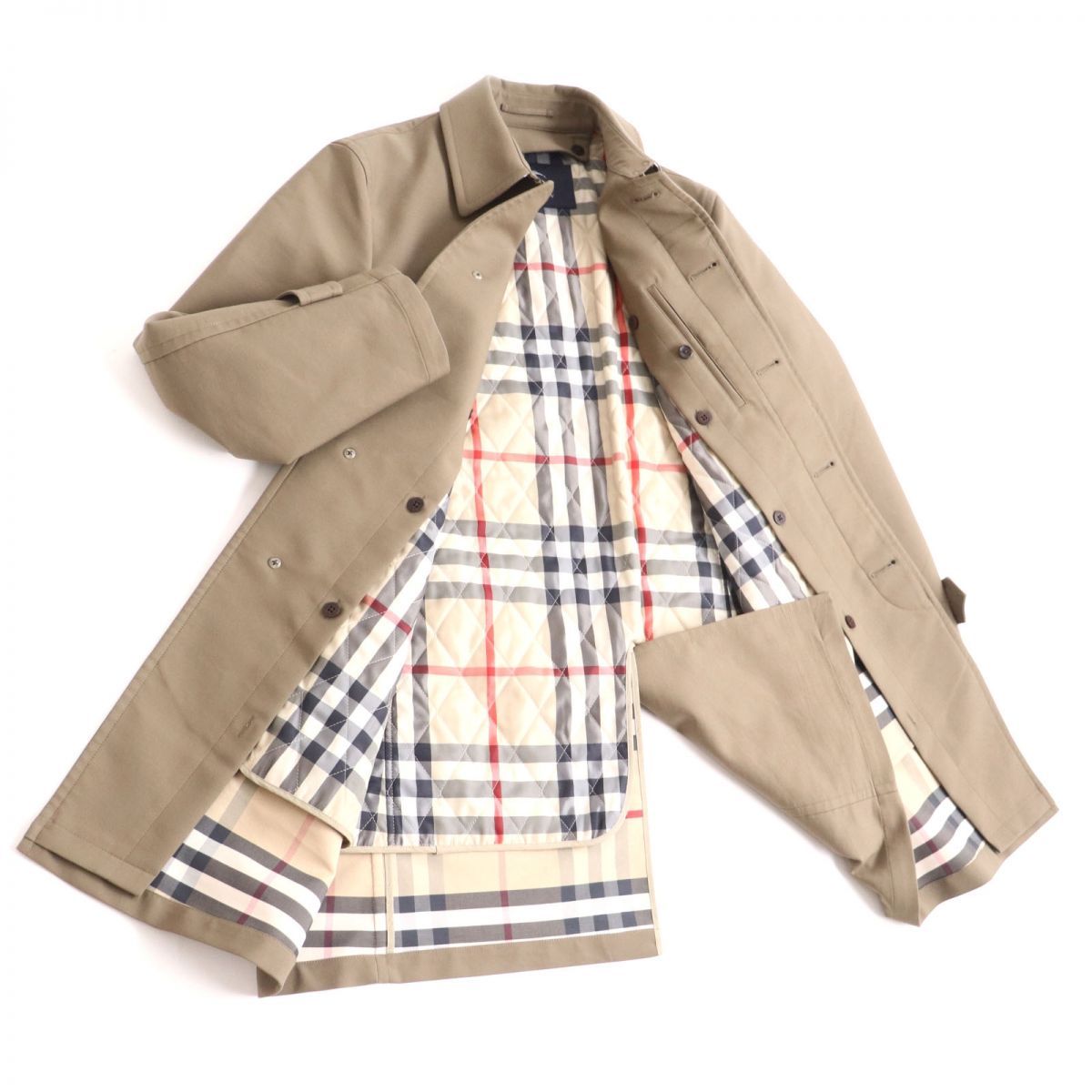 良品◇BURBERRY LONDON バーバリーロンドン 比翼 ロゴボタン