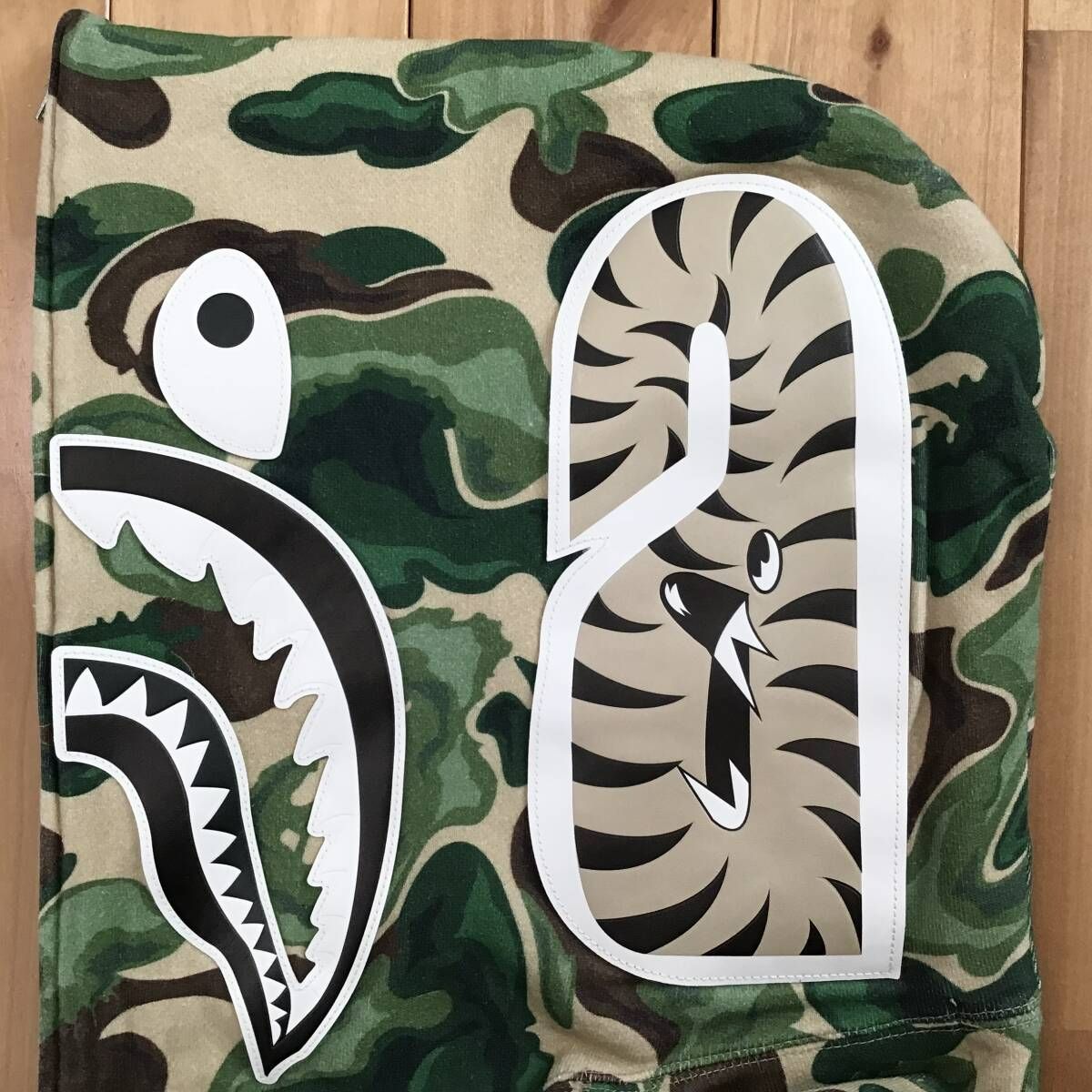 BAPE ART CAMO シャークパーカー Mサイズ shark full zip hoodie