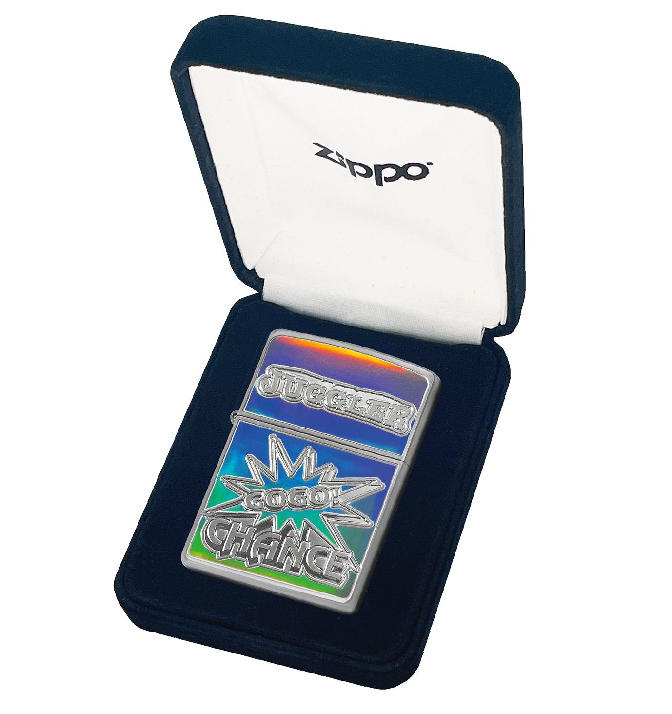 ZIPPO 2VIP-GOGO1 ジャグラー JUGGLER フォログラム 純正ベロア