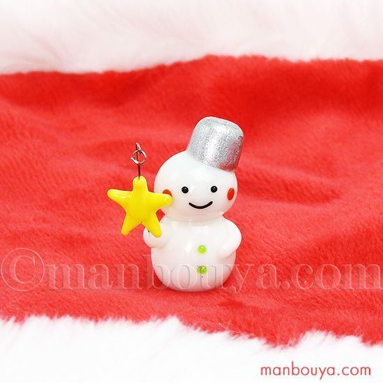 ゆきだるま商品 雪だるま ミニチュア ガラス細工 クリスマス 飾り グラス
