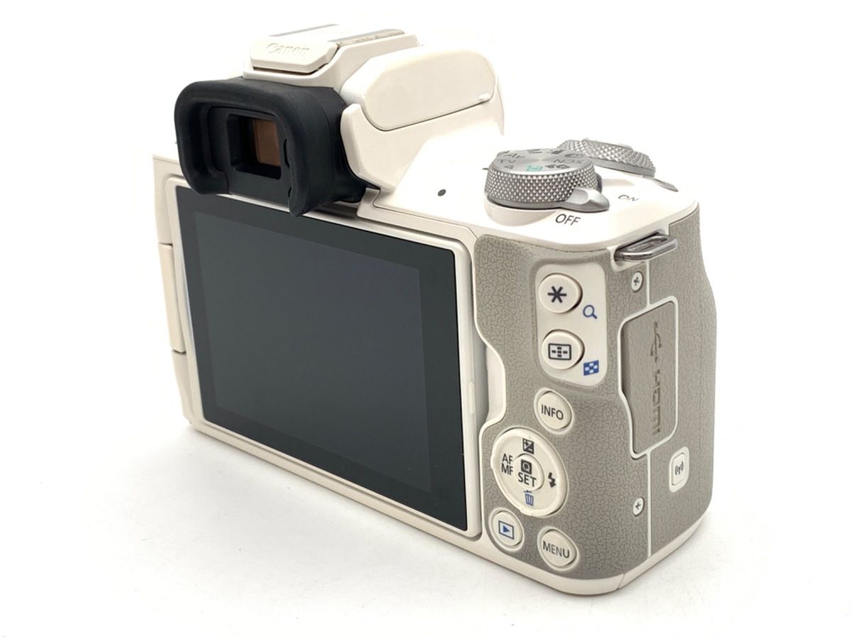 Canon EOS kiss M 美品　used 白　ダブルズームキット Canon EOS Kiss M ホワイト ダブルズームキット中古 中古〕Canon