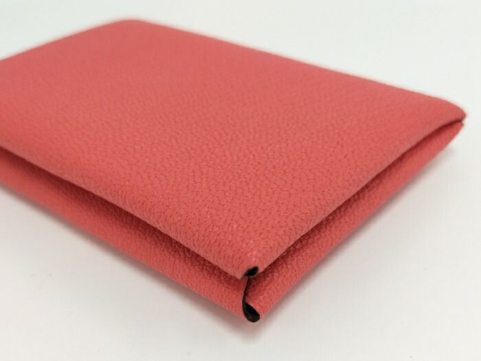 HERMES カルヴィ ヴェルソ ローズテキサス シェブルミゾル カード  