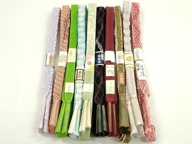 平和屋本店 夏物 和装小物 帯締め10本セット CXAA0355s5