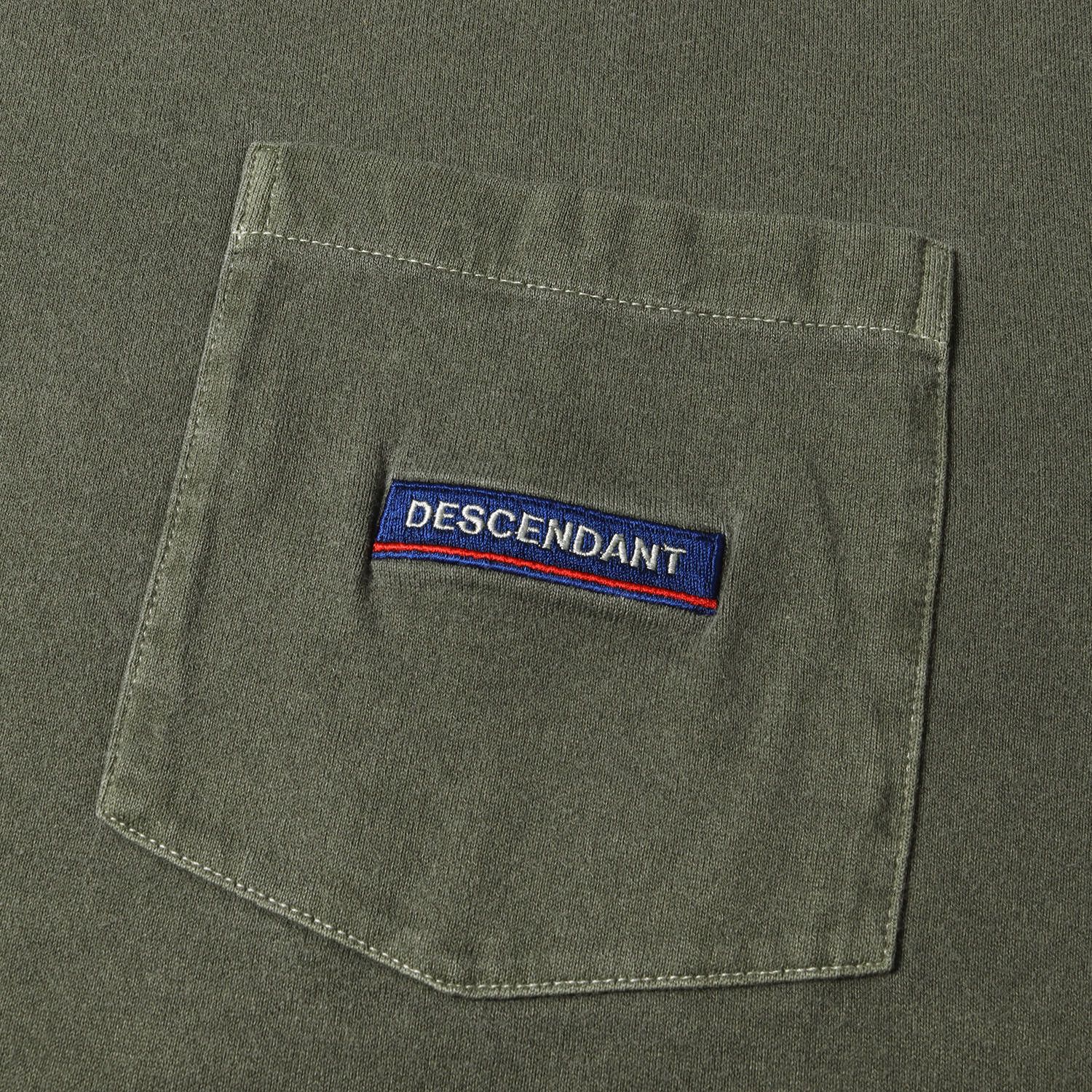 DESCENDANT ディセンダント 20SS ピグメントダイ加工 ロング