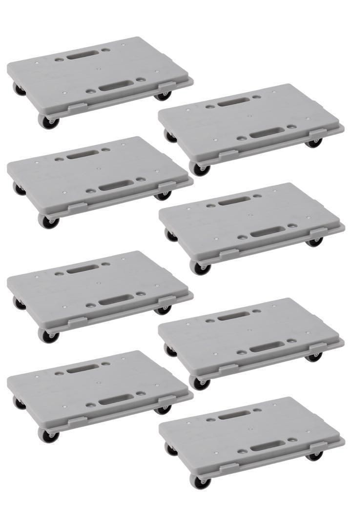 平台車 【8個】連結 耐荷重100kg 重さ1.27kg 回転キャスター1896 平台車 【8個】連結 耐荷重100kg 重さ1.27kg 回転キャスター1899