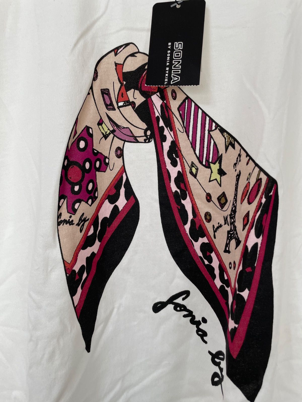 z1306【美品】SONIA by SONIA RYKIEL ソニアリキエル プリントT z1306【美品】SONIA by SONIA RYKIEL ソニアリキエル プリントT