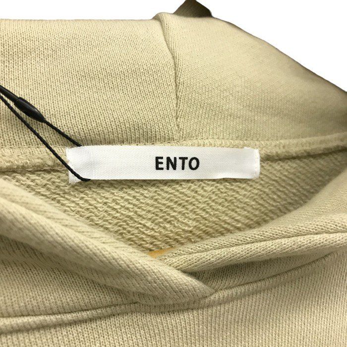 ENTO パーカー レディース 春秋 フード プルオーバー  スウェット  ベージュ フリーサイズ EN224L015A 中古 M1 ENTO パーカー レディース 春秋 フード プルオーバー スウェット