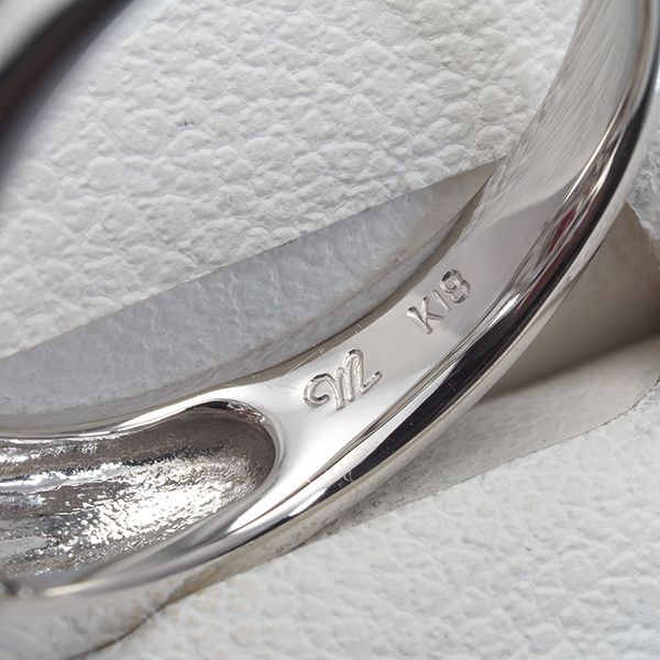 笠原真寿美 リング ルビー ピンクサファイア ハート 13号 K18WG/YG  