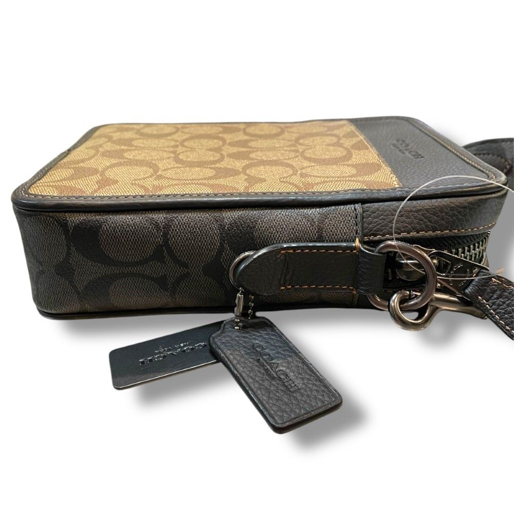 COACH サリバン クロスボディ ブロックド シグネチャー