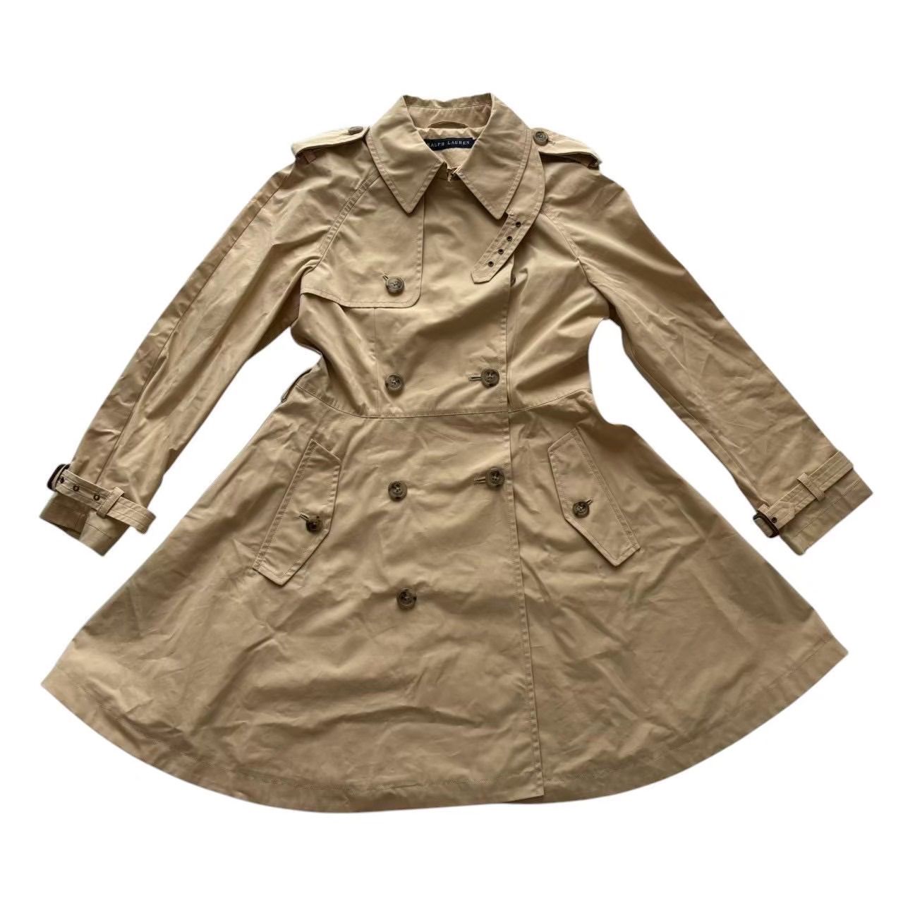 Ralph Lauren ベージュ トレンチコート 11号 Ralph Lauren ラルフローレン トレンチコート ベージュ ロング
