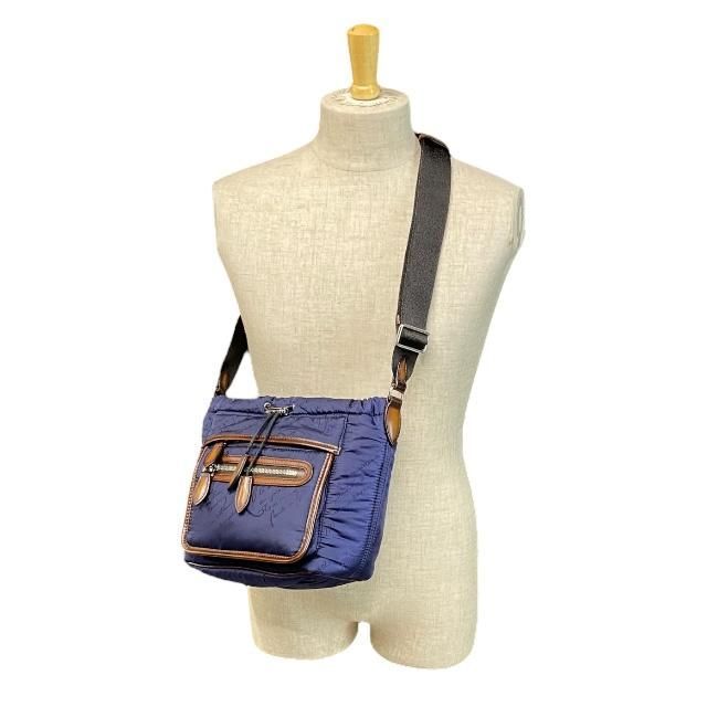 美品 Berluti スクリット ナイロン カリグラフィ ショルダーバッグ 美