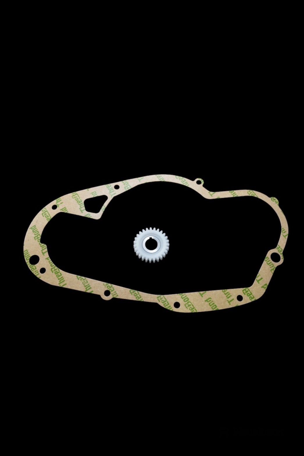 数量 再販不明 GT380 割れにくい -ドリブンギヤ- ドリブンギア ガスケット付き