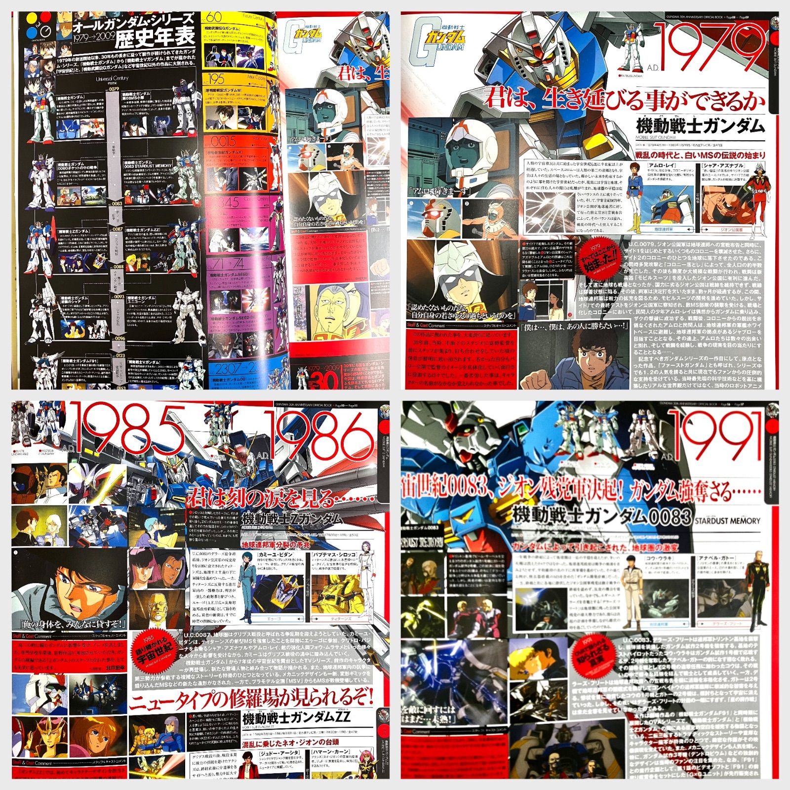 必見　ガンダム30周年アニバーサリー レア本 自宅保管 ファン必見！ ⭐️ガンダムファンにこの一冊！】ガンダム 30周年
