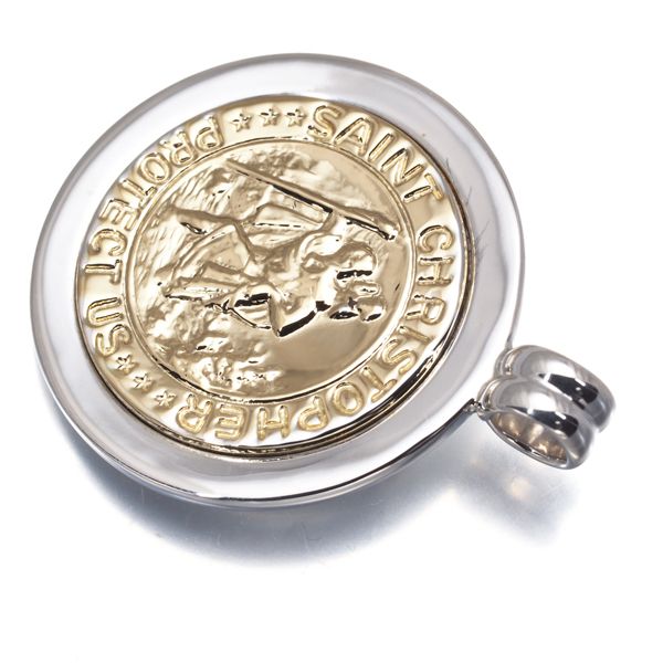 ティファニー ペンダントトップ セントクリストファー コイン シルバー 925 176368