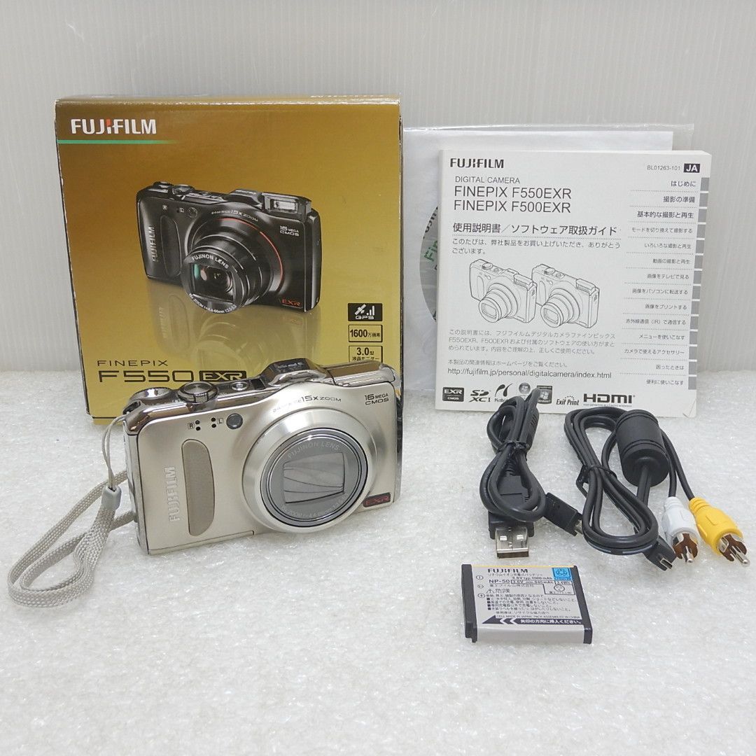 FUJIFILM FinePix F550EXR シャンパンゴールド Amazon | FUJIFILM デジタルカメラ FinePix F550EXR 光学15倍
