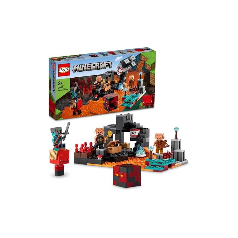 レゴ LEGO マインクラフト ネザーの砦 ギフト 21185 おもちゃ ブロック 誕生日プレゼント 街づくり 男の子 女の子 8歳以上 1