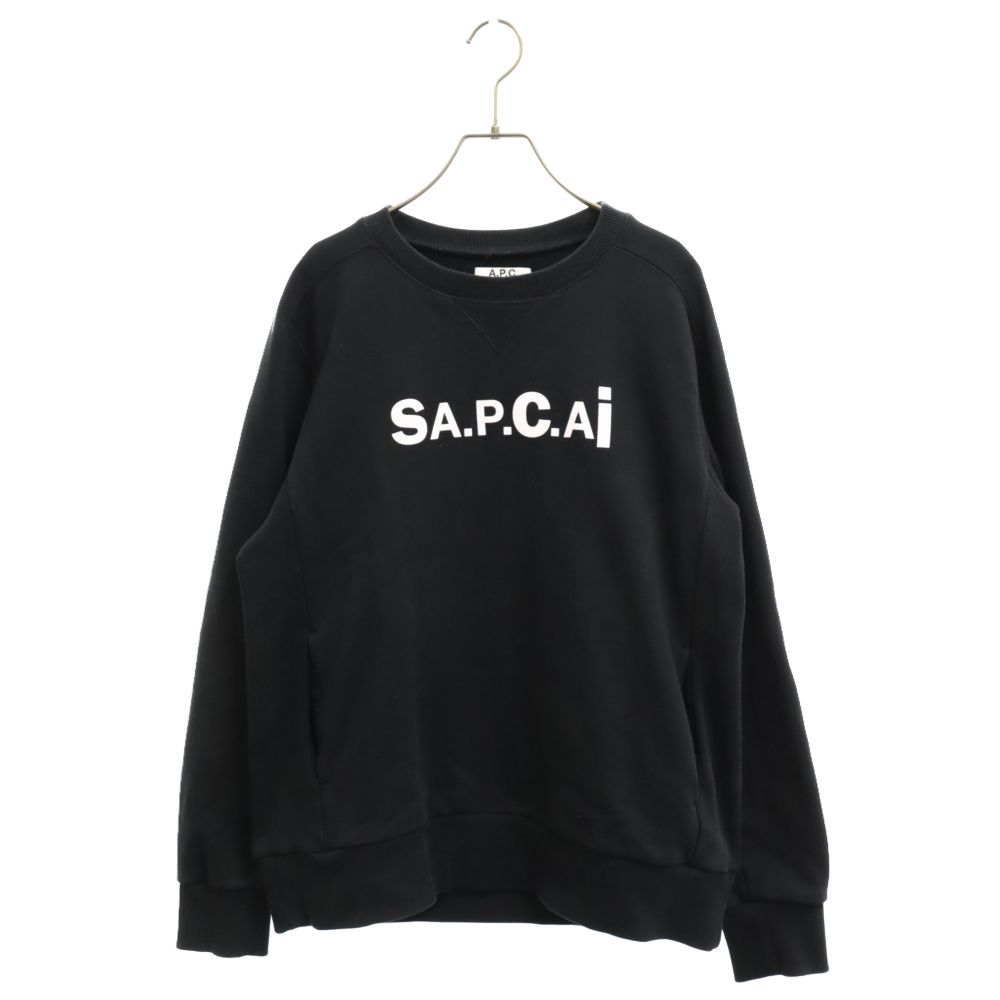 Sacai (サカイ) 21SS×A.P.C. LOGO PRINT SWEAT CREW アーペーセー