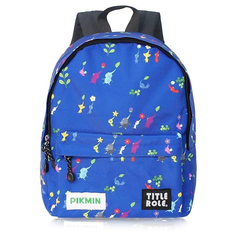 【特価商品】[タイトルロール] リュック ピクミン B5収納 大容量 グッズ 遠足 旅行 通園 こども キッズ 20769057 ネイビー F