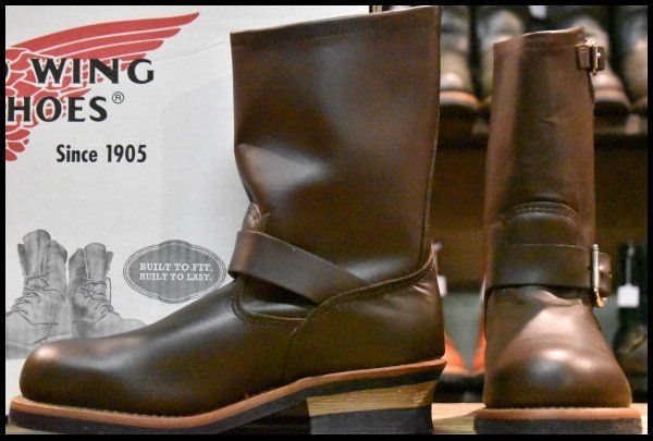 7D ♥ 09年 レッドウィング 2967 エンジニア チョコレート クローム スチールトゥ 2269 ブーツ redwing HOPESMORE FI337
